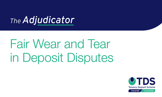 The Adjudicator: Fair Wear and Tear in Deposit Disputes